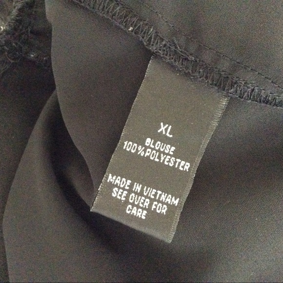 AB STUDIO FLORAL FLOWY BLOUSE FLYAWAY BACK XL - Picture 7 of 8